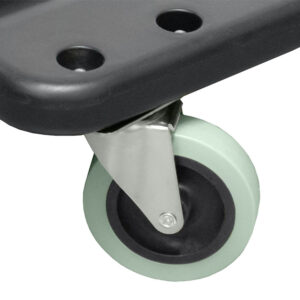 RUEDA PARA CAMILLA PLÁSTICO REF.52148 - GRIS