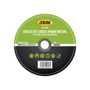 DISCO DE CORTE T27 PARA METAL 125X6MM