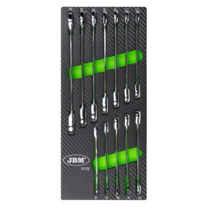 MÓDULO EVA CARBONO DE 12 LLAVES COMBINADAS CON TRINQUETE