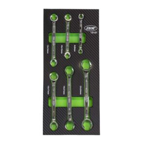 MÓDULO EVA FIBRA DE CARBONO DE 6 LLAVES DE TUERCA ABOCINADA - ACABADO BRILLANTE