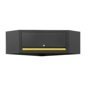 ARMARIO DE PARED ESQUINERO - DORADO