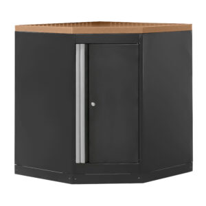 ARMARIO ESQUINERO CON TABLERO DE MDF - PLATA