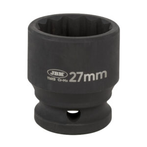 VASO DE IMPACTO CORTO DE 12 CARAS - 1/2" 27MM