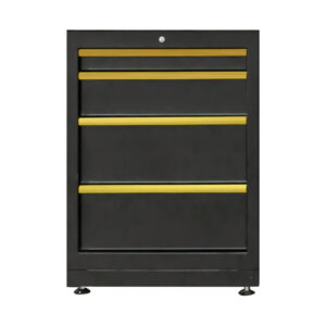 ARMARIO DE 4 CAJONES - DORADO