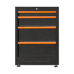 ARMARIO DE 4 CAJONES - NARANJA