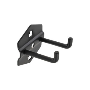 GANCHO 2 PICOS 50MM - NEGRO