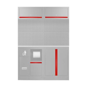 SET DE TIRADORES PARA SERIE527 - ROJO