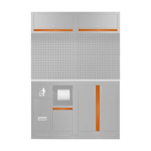 SET DE TIRADORES PARA SERIE527 - NARANJA