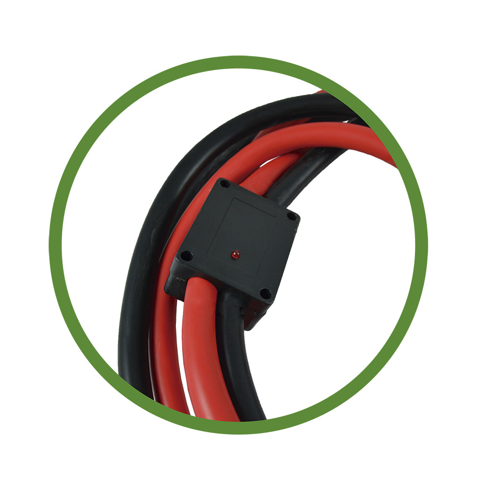 CABLE DE ARRANQUE 35MM2 X2 / 3M CON PINZAS MACIZAS DE LATÓN - Imagen 2