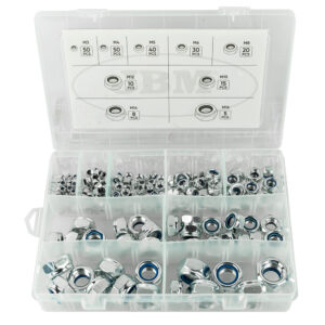 ESTUCHE DE TUERCAS AUTOBLOCANTES 228PCS