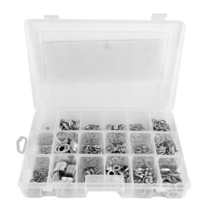 ESTUCHE DE ARANDELAS DE ALUMINIO 900PCS