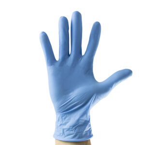 GUANTES AZUL DESECHABLES DE NITRILO TALLA M 3,5MIL