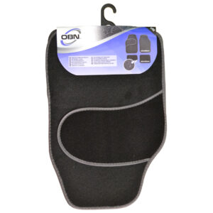 SET DE 4 ALFOMBRAS DE MOQUETA - TALONERA MOQUETA