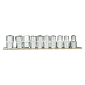 JUEGO DE 10 VASOS DE 12 CANTOS DE 1/2"