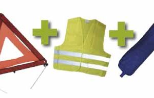 KIT EMERGENCIA BOLSA AZUL RIBETE+TRIANGULO+CHALECO