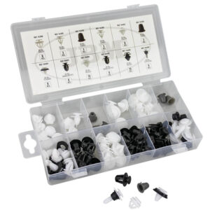 ESTUCHE DE CLIPS PEUGEOT/CITROËN PARA MOLDURA 80PCS