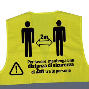 CHALECO DE ALTA VISIBILIDAD SERIGRAFIADO - 2 METROS - IT