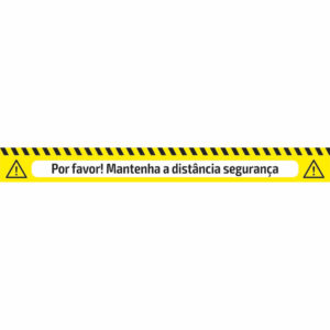 CINTA ADHESIVA DE SEÑALIZACIÓN - DISTANCIA DE SEGURIDAD