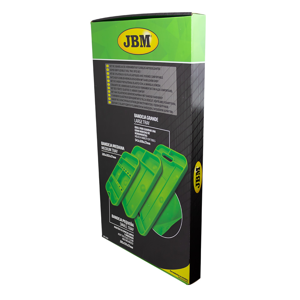 SET DE 3 BANDEJAS DE HERRAMIENTAS FLEXIBLES ANTIDESLIZANTES - Imagen 4