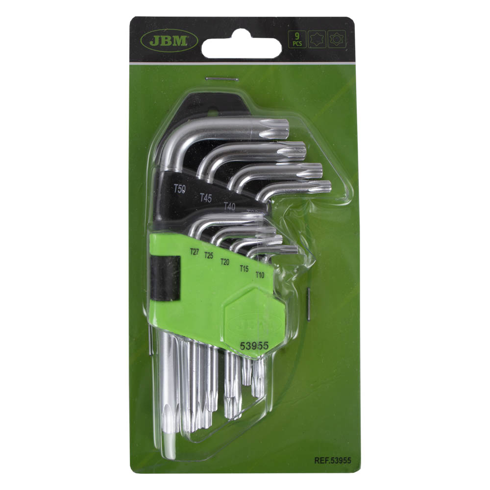 SET DE 9 LLAVES TORX CORTAS - Imagen 2