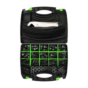 ESTUCHE DE CONECTORES Y TUBOS PARA COMBUSTIBLE 95PCS