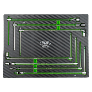 MÓDULO DE 7 LLAVES DE VASO CON MANGO EN T (7-19MM)