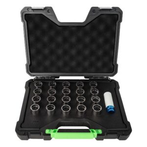 SET 21 LLAVES PARA TORNILLO DE BLOQUEO DE RUEDA OPEL/VAUXHALL (121-140)