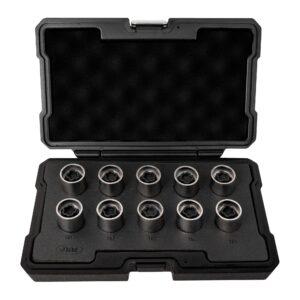 SET 10 LLAVES DE VASO PARA TORNILLOS DE BLOQUEO DE RUEDA TESLA