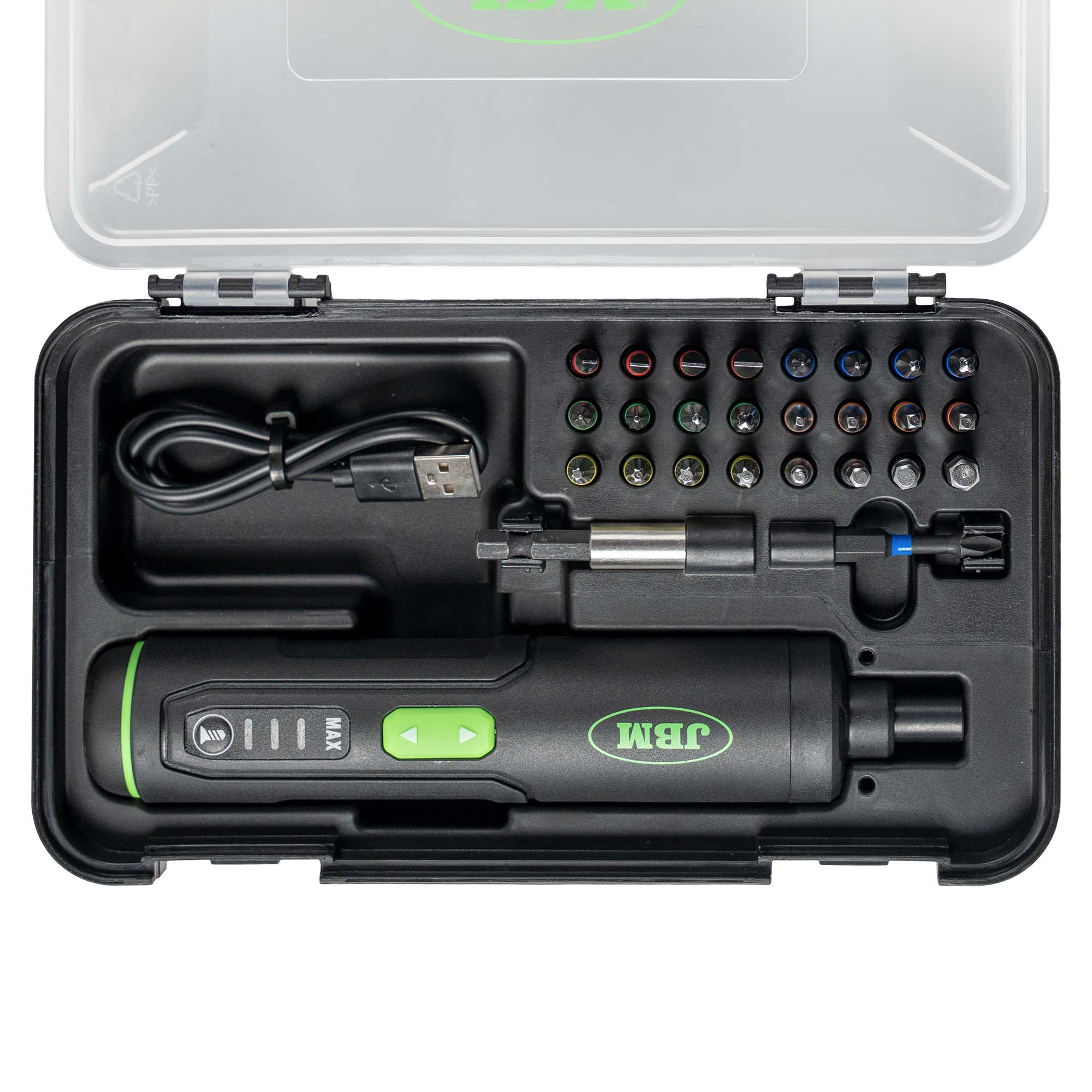 ATORNILLADOR A BATERÍA DE 3 VELOCIDADES CON PUNTAS - Imagen 2