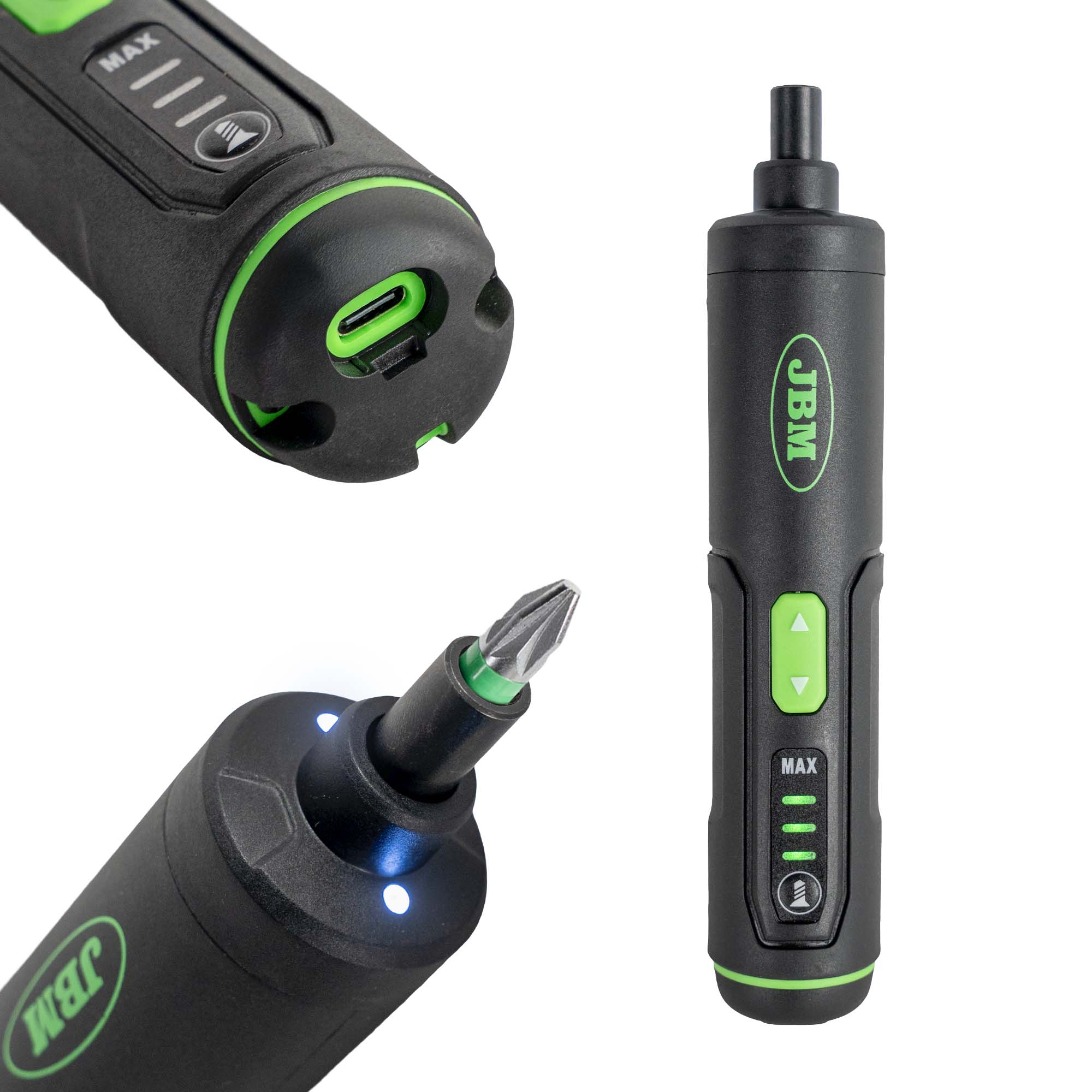 ATORNILLADOR A BATERÍA DE 3 VELOCIDADES CON PUNTAS - Imagen 3