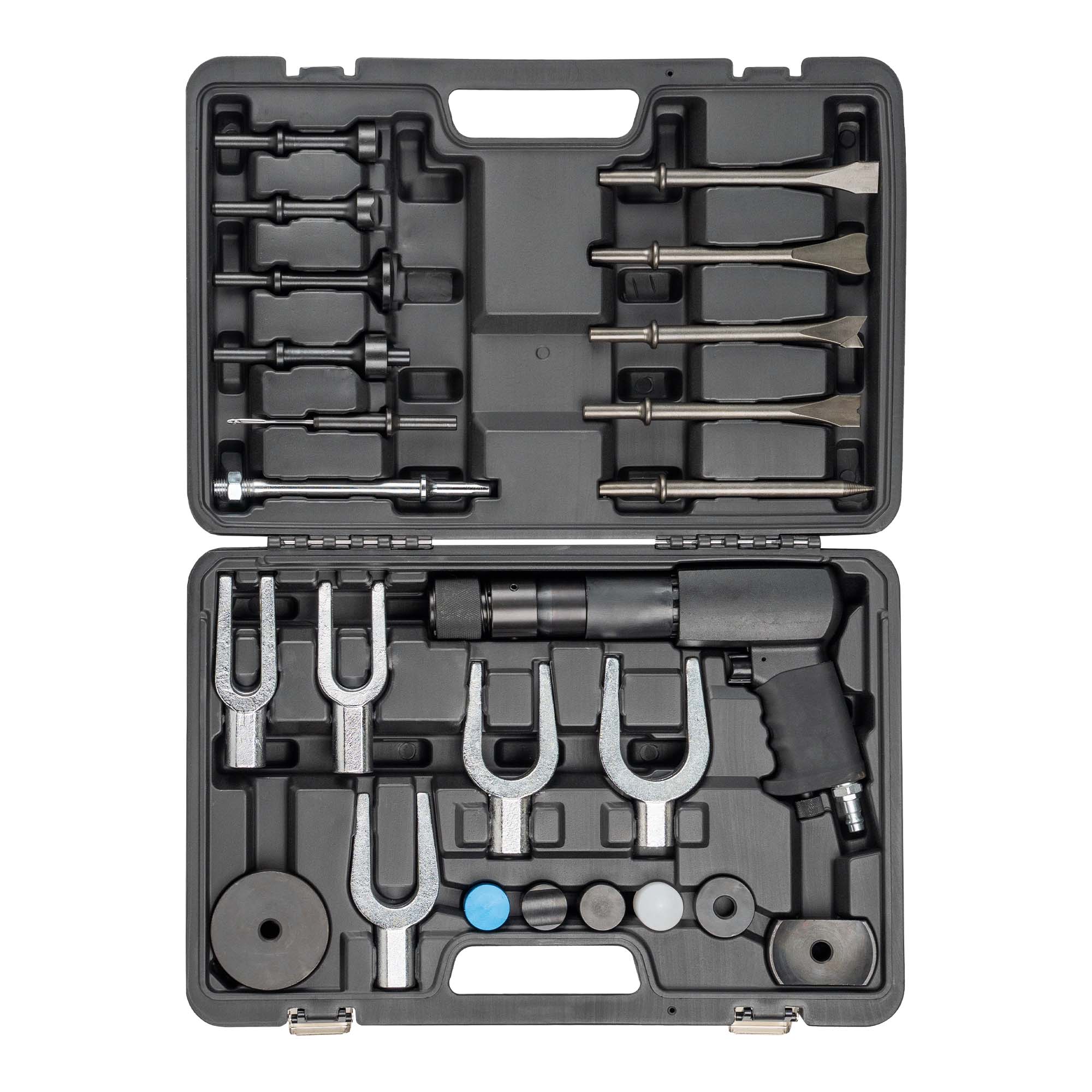 MARTILLO NEUMÁTICO MULTIFUNCIÓN - 25 PIEZAS - Imagen 3