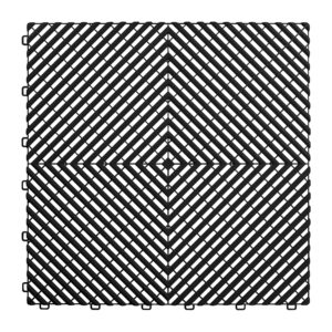 BALDOSA NEGRA PERFORADA DE PP PARA SUELO