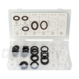 ESTUCHE DE ARANDELAS DE FIBRA Y NYLON 60PCS