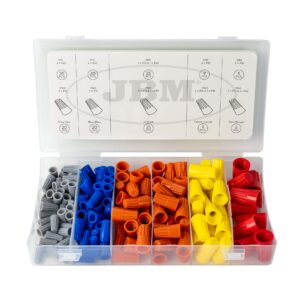 ESTUCHE DE CONECTORES DE CABLE ROSCADOS 158PCS