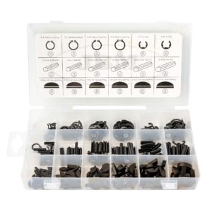 ESTUCHE DE CLIPS, SEEGERS, CHAVETAS Y PASADORES 295PCS